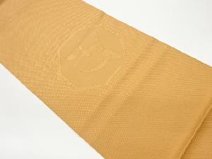 本場筑前博多亀甲に変わり花葉模様織出し名古屋帯